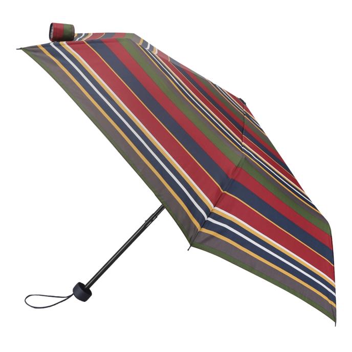 totes® Supermini Multi Stripe Print Umbrella (3 Section)